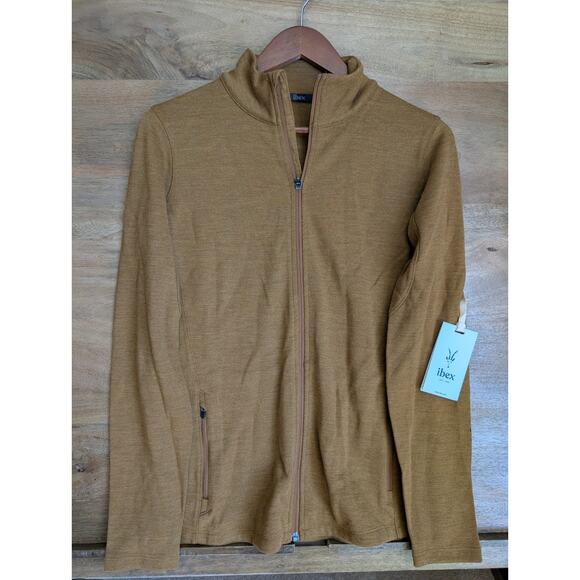 Ibex Jacket Womens Medium Harvest Melange Shak The Art of Wool Full Zipper NWT - Picture 1 of 5